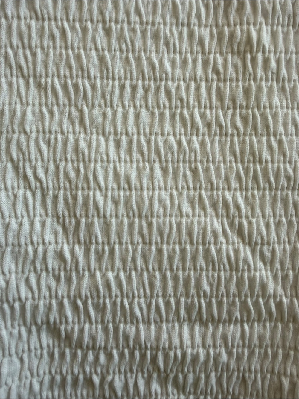 aerie White Textured One-Piece Swimsuit - Picture 4 of 5